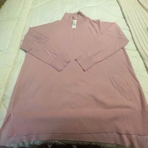 Loft pink turtleneck sweater